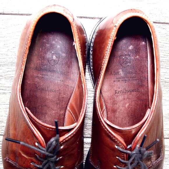 Allen Edmonds KENILWORTH 8 D Bourbon * add $15 new Cedar Trees - Picture 5 of 13